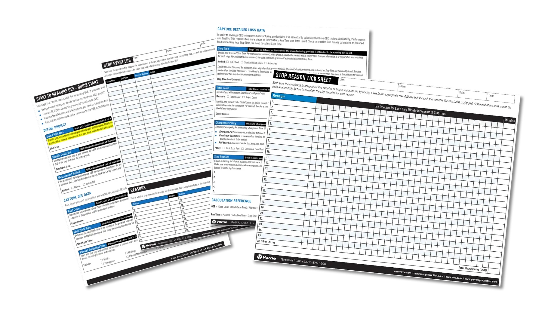 Image preview of downloadable step-by-step guides to measuring OEE